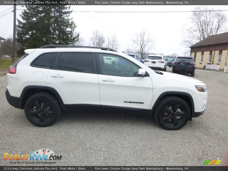 2019 Jeep Cherokee Latitude Plus 4x4 Pearl White / Black Photo #6