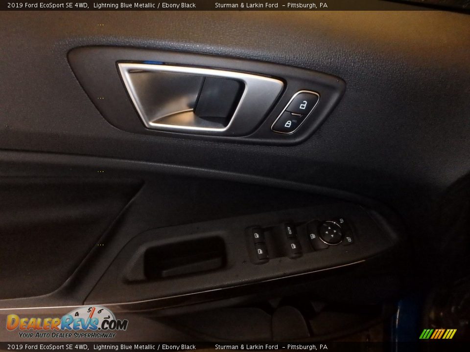 2019 Ford EcoSport SE 4WD Lightning Blue Metallic / Ebony Black Photo #10