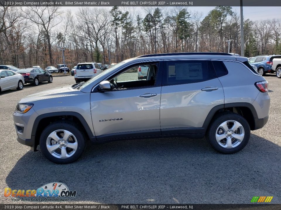 2019 Jeep Compass Latitude 4x4 Billet Silver Metallic / Black Photo #3