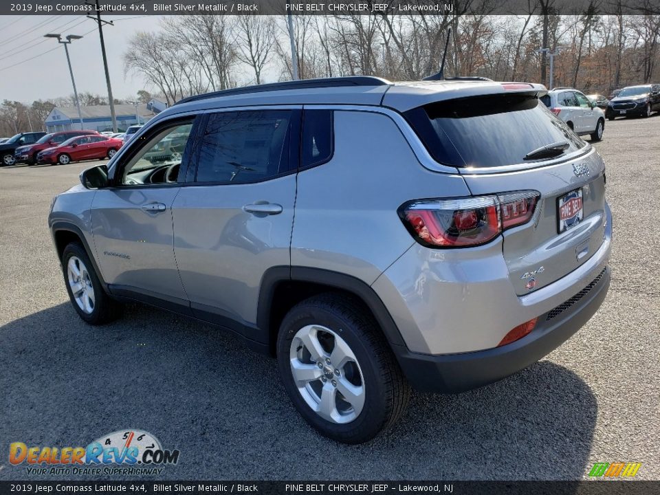 2019 Jeep Compass Latitude 4x4 Billet Silver Metallic / Black Photo #4