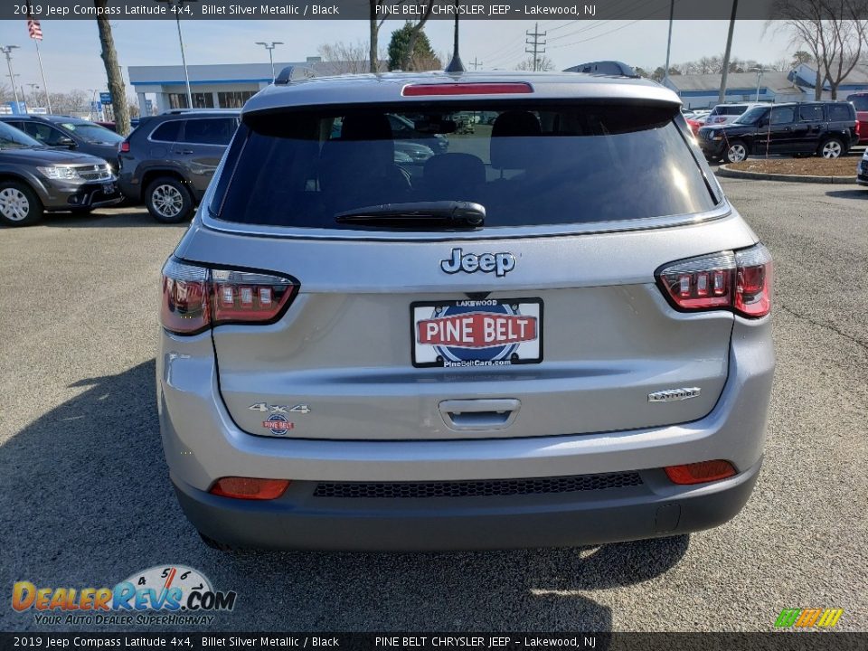 2019 Jeep Compass Latitude 4x4 Billet Silver Metallic / Black Photo #5