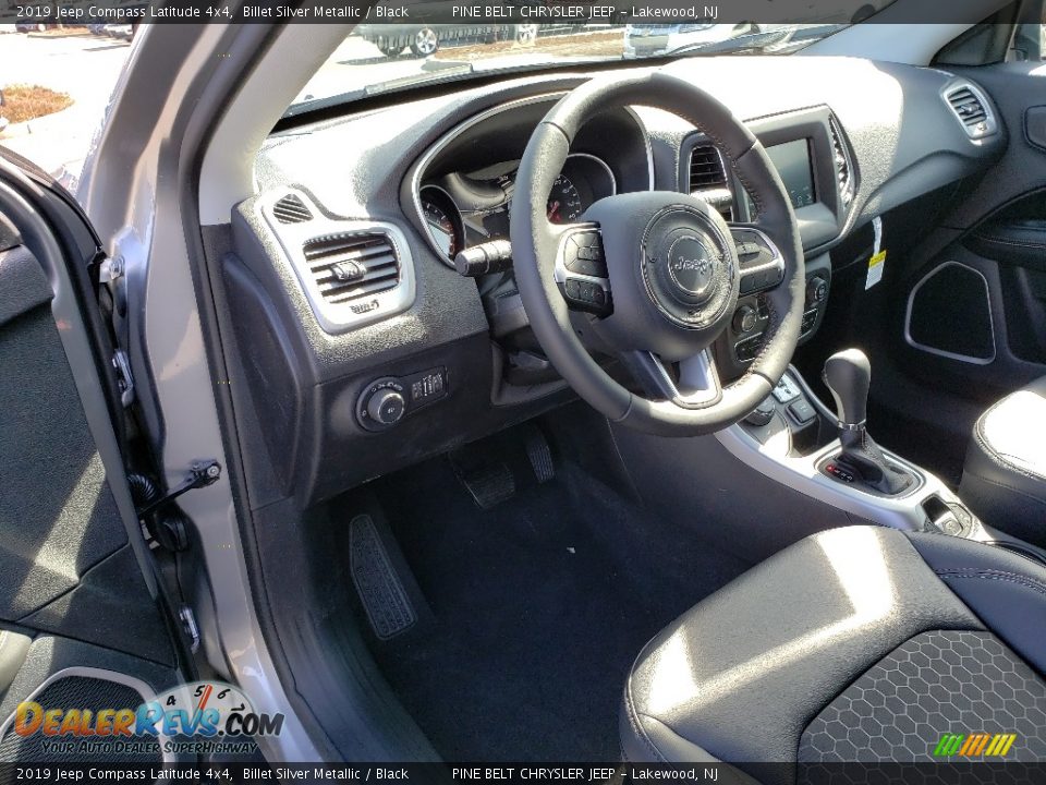 2019 Jeep Compass Latitude 4x4 Billet Silver Metallic / Black Photo #7