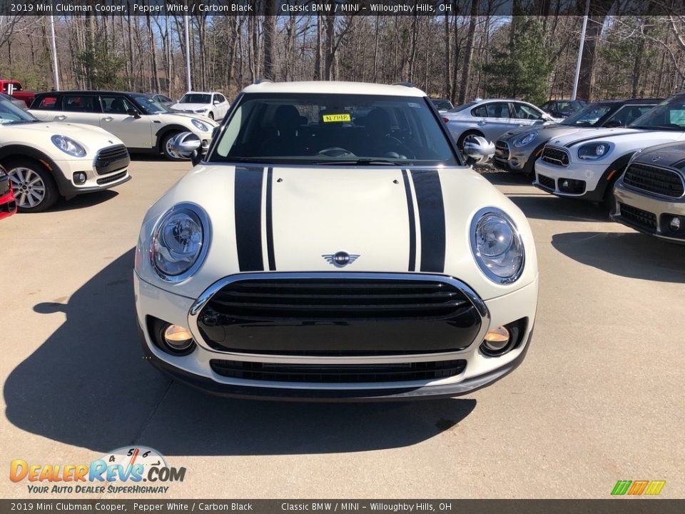 2019 Mini Clubman Cooper Pepper White / Carbon Black Photo #5