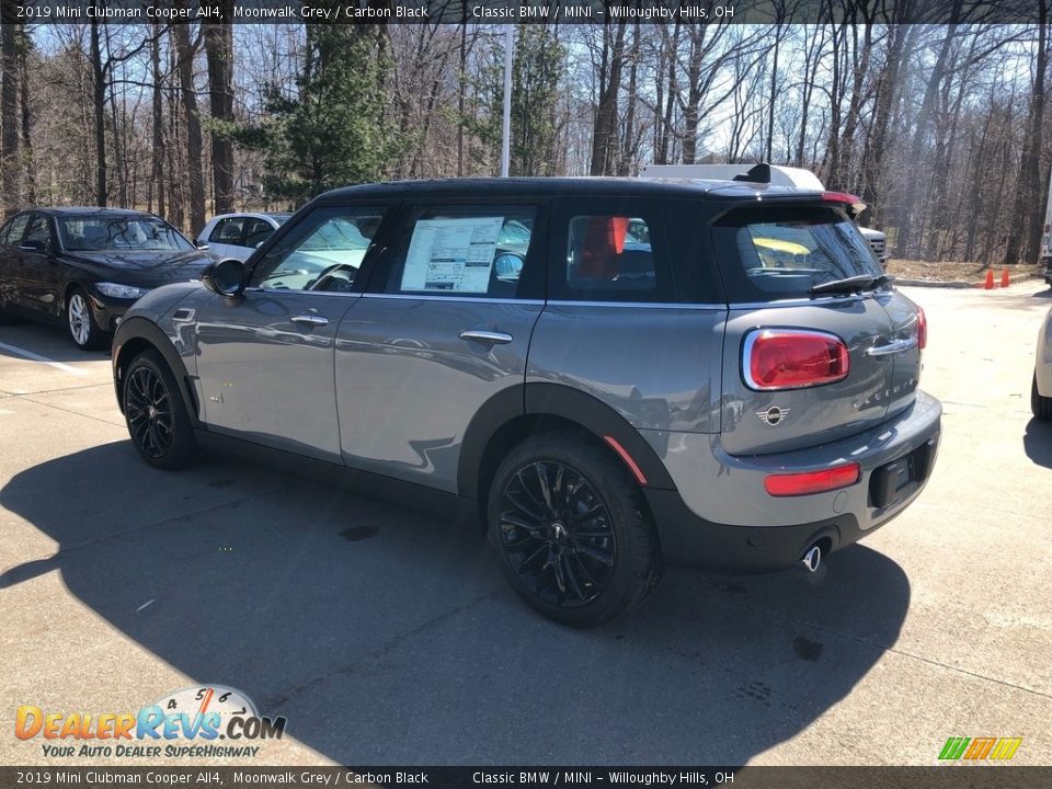 2019 Mini Clubman Cooper All4 Moonwalk Grey / Carbon Black Photo #3