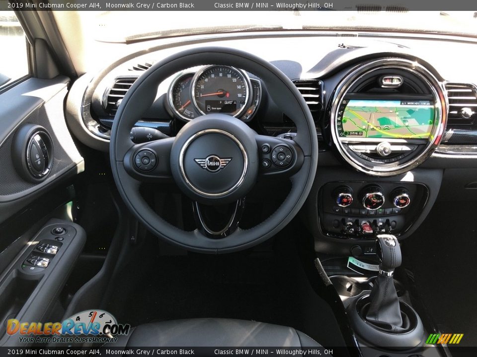 2019 Mini Clubman Cooper All4 Moonwalk Grey / Carbon Black Photo #7