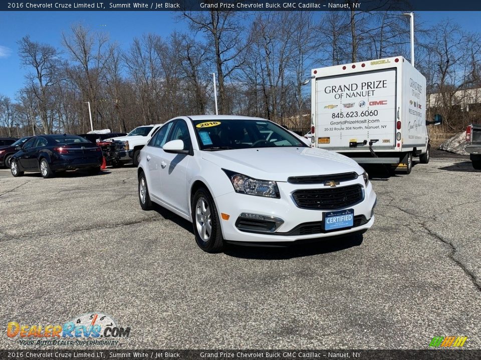 2016 Chevrolet Cruze Limited LT Summit White / Jet Black Photo #1