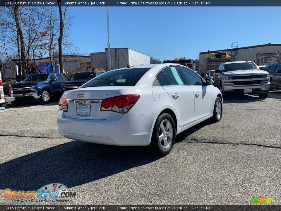 2016 Chevrolet Cruze Limited LT Summit White / Jet Black Photo #4