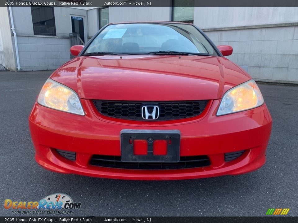 2005 Honda Civic EX Coupe Rallye Red / Black Photo #13