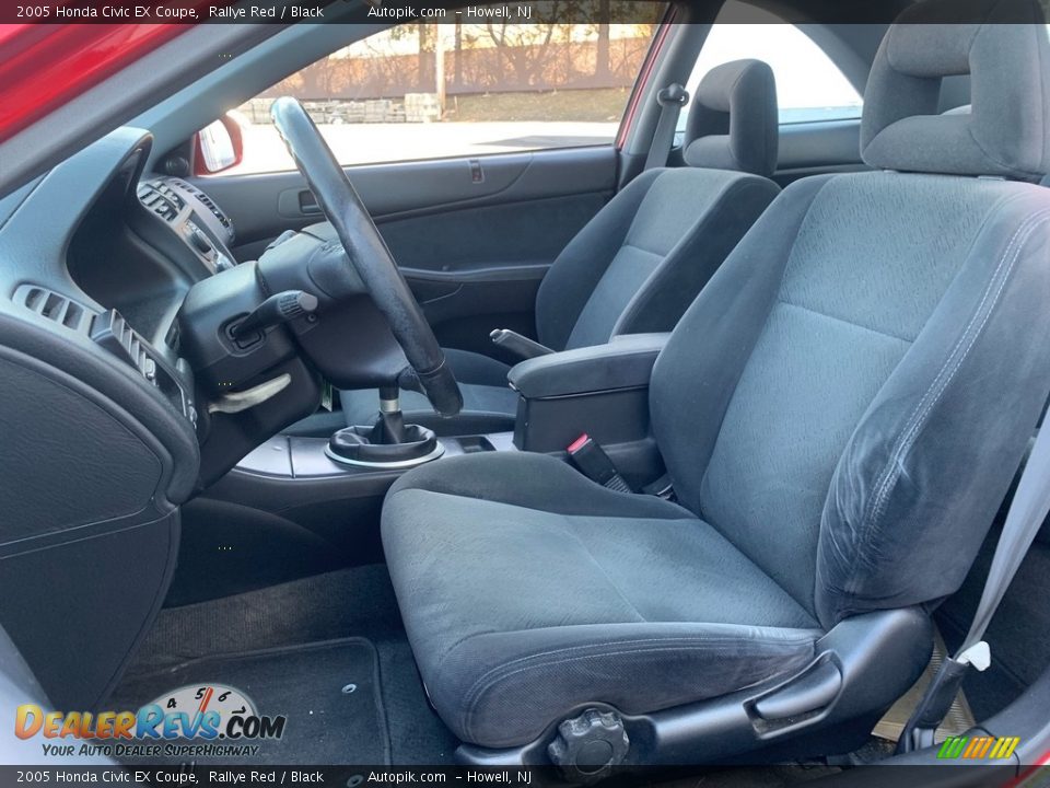 2005 Honda Civic EX Coupe Rallye Red / Black Photo #18