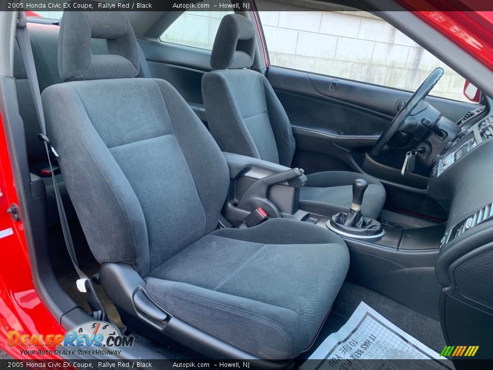 2005 Honda Civic EX Coupe Rallye Red / Black Photo #19