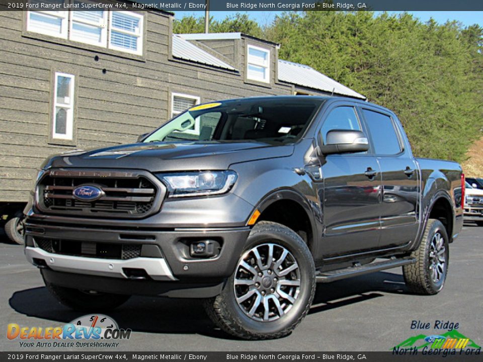 2019 Ford Ranger Lariat SuperCrew 4x4 Magnetic Metallic / Ebony Photo #1