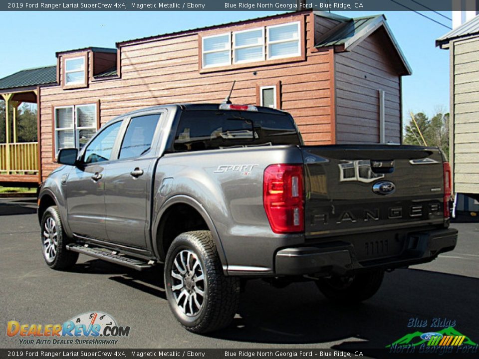 2019 Ford Ranger Lariat SuperCrew 4x4 Magnetic Metallic / Ebony Photo #3