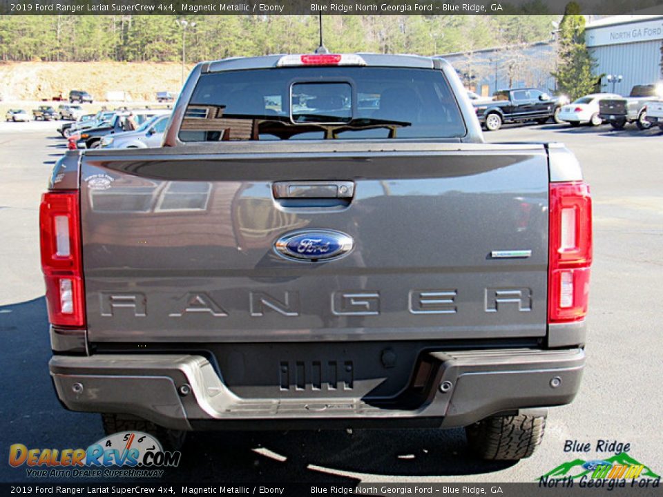 2019 Ford Ranger Lariat SuperCrew 4x4 Magnetic Metallic / Ebony Photo #4
