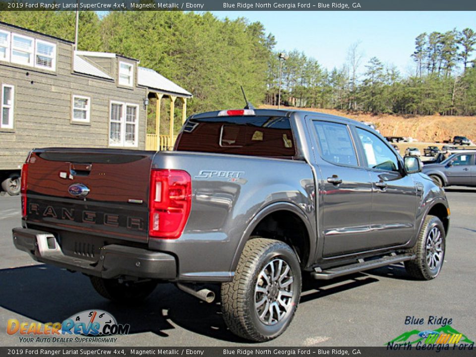 2019 Ford Ranger Lariat SuperCrew 4x4 Magnetic Metallic / Ebony Photo #5