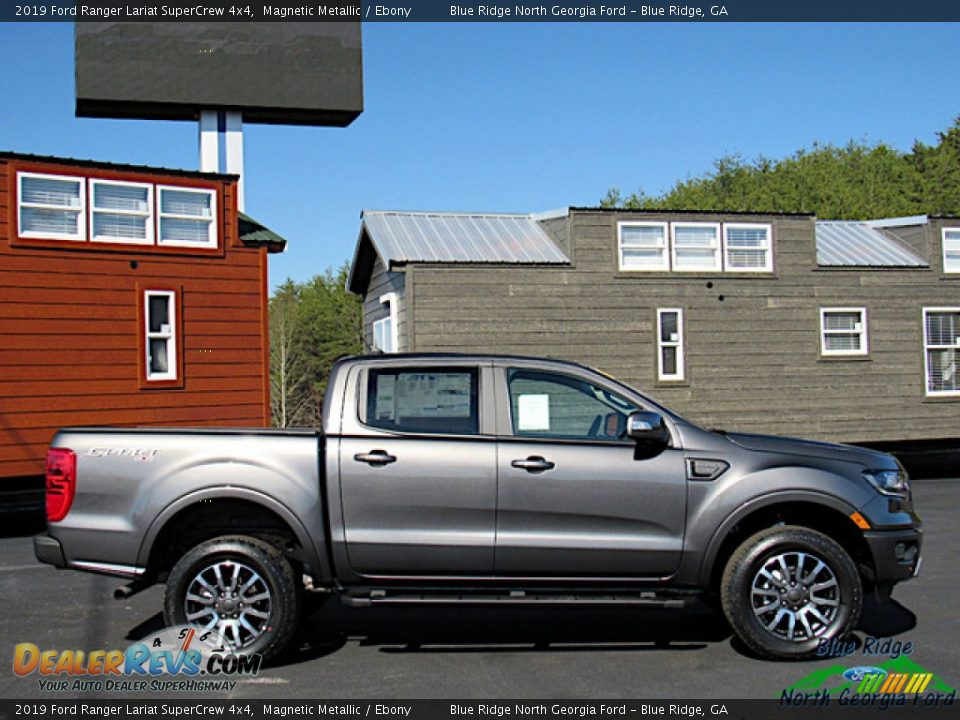 2019 Ford Ranger Lariat SuperCrew 4x4 Magnetic Metallic / Ebony Photo #6