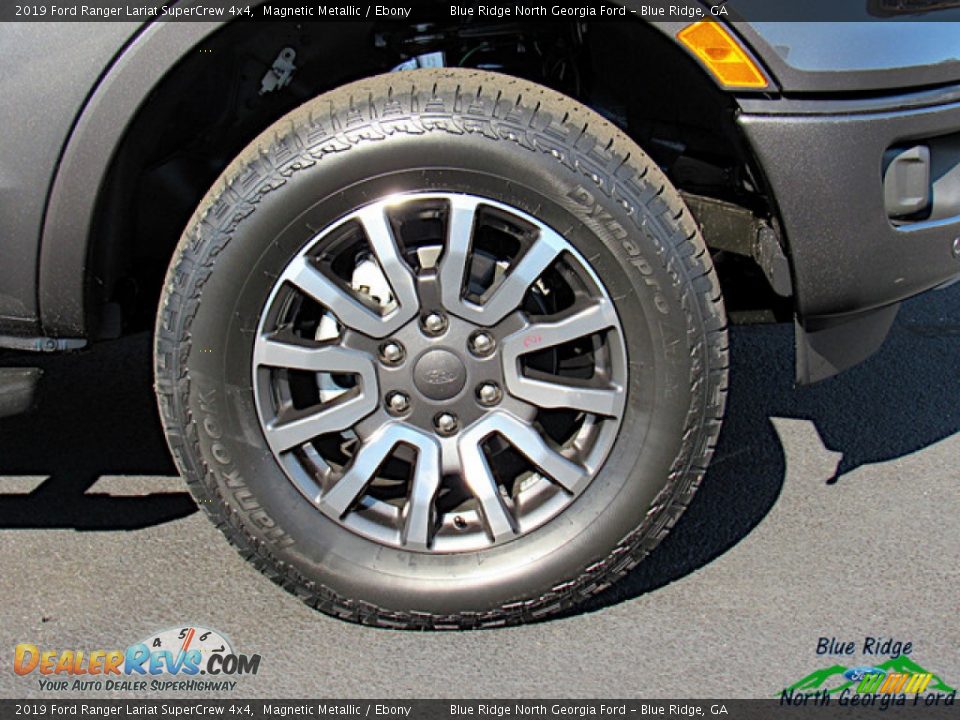 2019 Ford Ranger Lariat SuperCrew 4x4 Magnetic Metallic / Ebony Photo #9