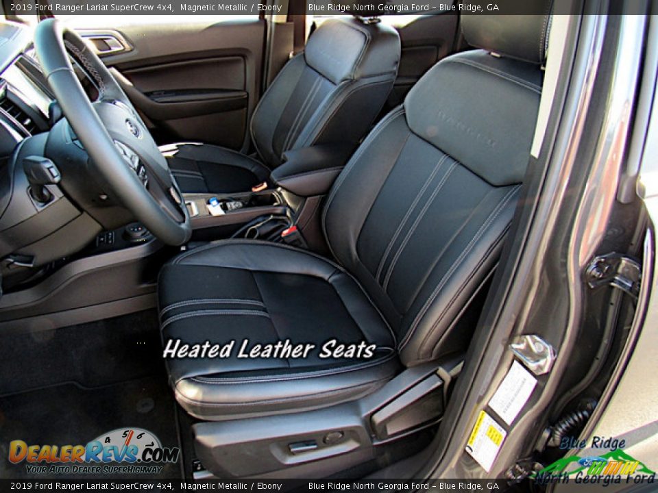 2019 Ford Ranger Lariat SuperCrew 4x4 Magnetic Metallic / Ebony Photo #10