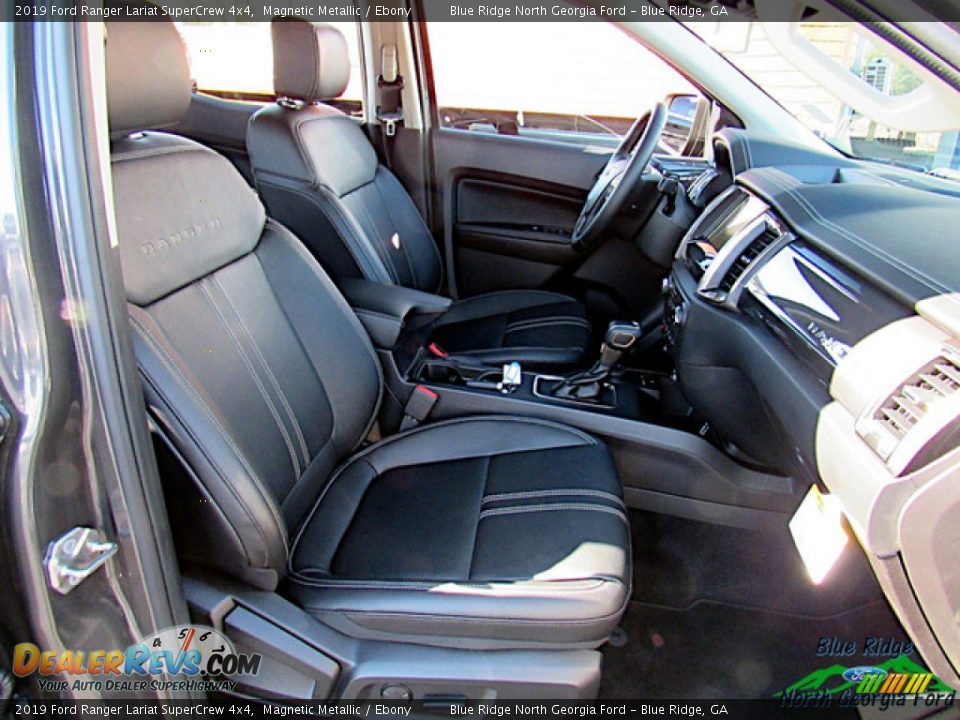 2019 Ford Ranger Lariat SuperCrew 4x4 Magnetic Metallic / Ebony Photo #11