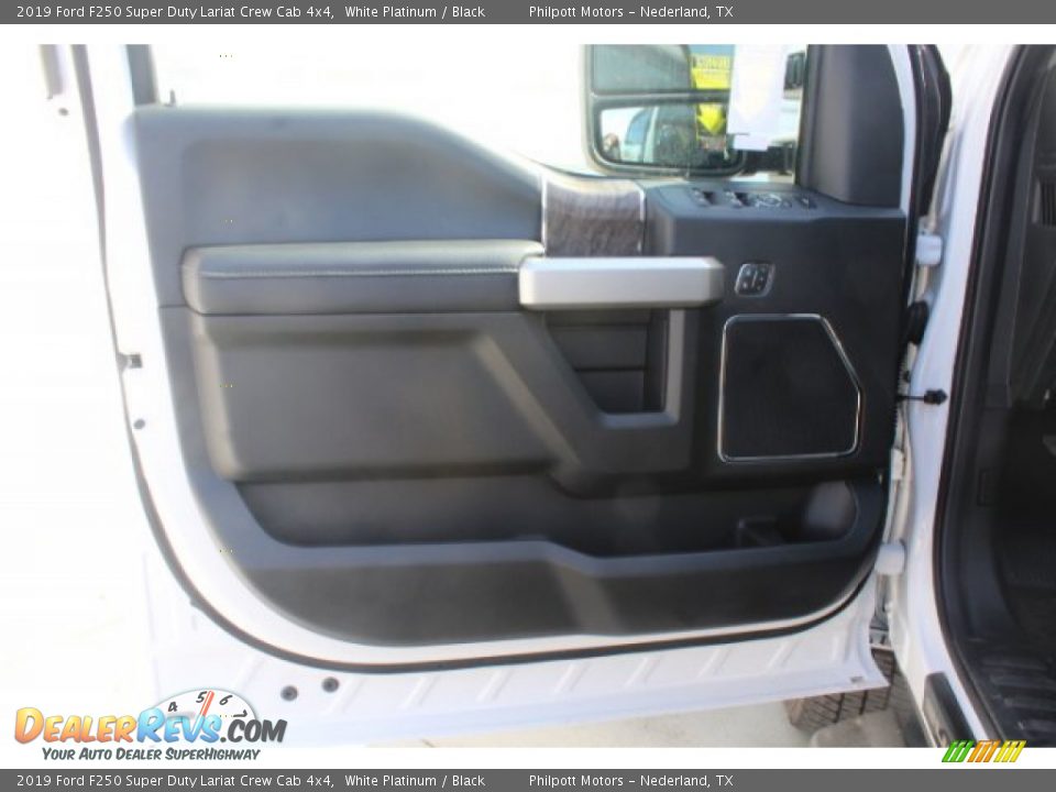2019 Ford F250 Super Duty Lariat Crew Cab 4x4 White Platinum / Black Photo #9