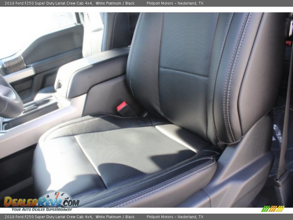 2019 Ford F250 Super Duty Lariat Crew Cab 4x4 White Platinum / Black Photo #10