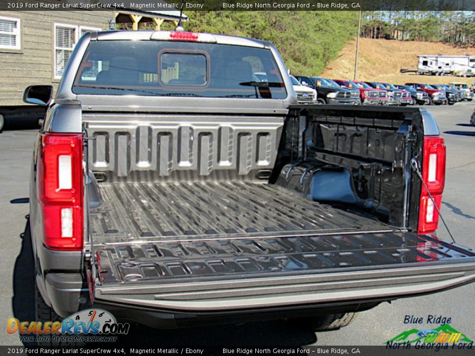 2019 Ford Ranger Lariat SuperCrew 4x4 Magnetic Metallic / Ebony Photo #13