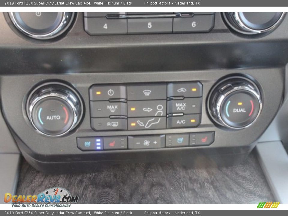 2019 Ford F250 Super Duty Lariat Crew Cab 4x4 White Platinum / Black Photo #13