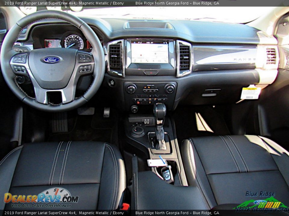 2019 Ford Ranger Lariat SuperCrew 4x4 Magnetic Metallic / Ebony Photo #15