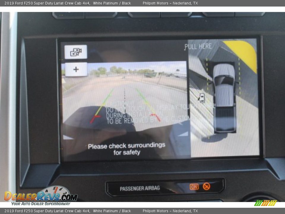 2019 Ford F250 Super Duty Lariat Crew Cab 4x4 White Platinum / Black Photo #14