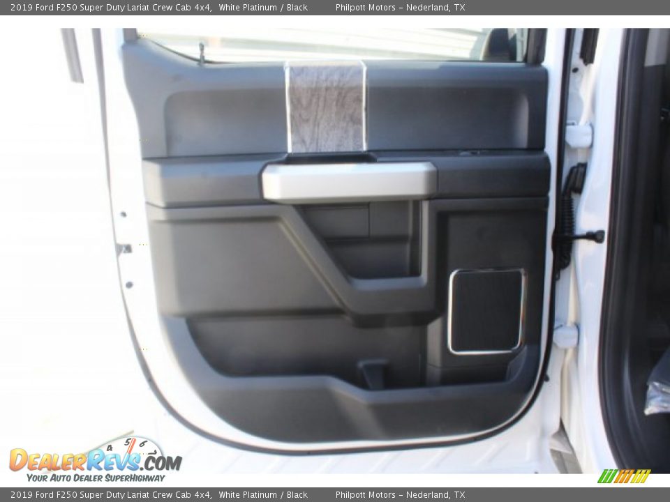 2019 Ford F250 Super Duty Lariat Crew Cab 4x4 White Platinum / Black Photo #18