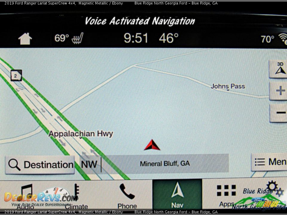 2019 Ford Ranger Lariat SuperCrew 4x4 Magnetic Metallic / Ebony Photo #20