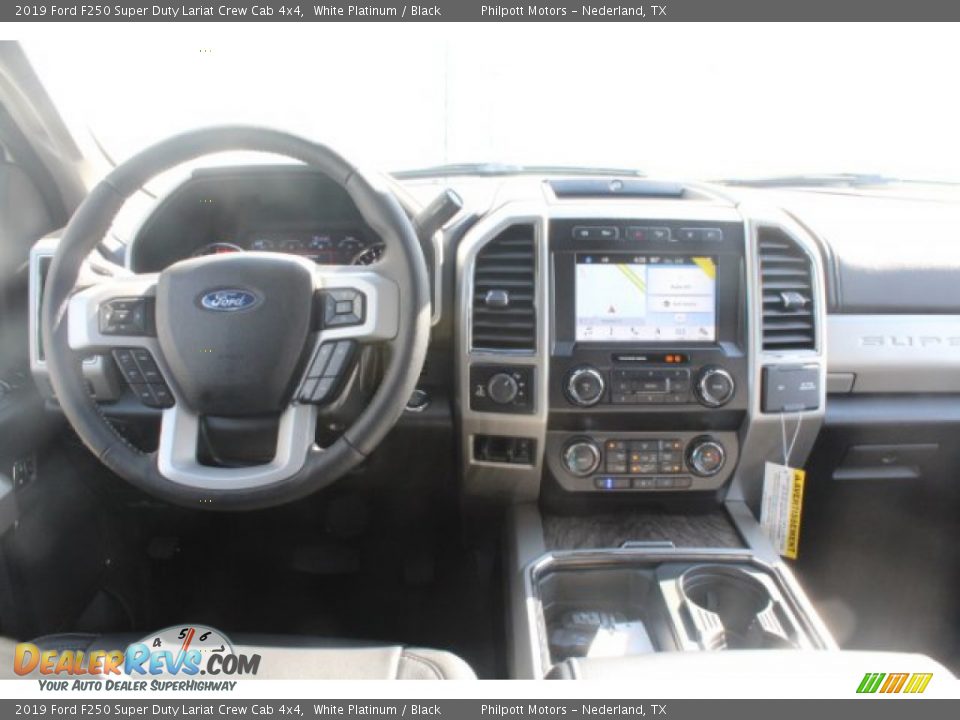 2019 Ford F250 Super Duty Lariat Crew Cab 4x4 White Platinum / Black Photo #20