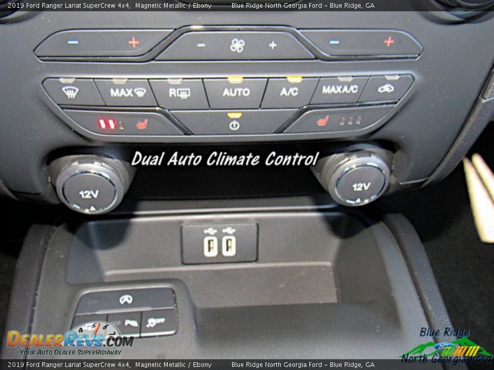 2019 Ford Ranger Lariat SuperCrew 4x4 Magnetic Metallic / Ebony Photo #22
