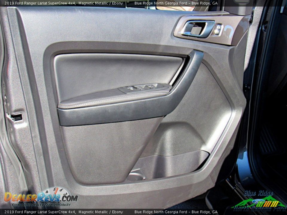 2019 Ford Ranger Lariat SuperCrew 4x4 Magnetic Metallic / Ebony Photo #25