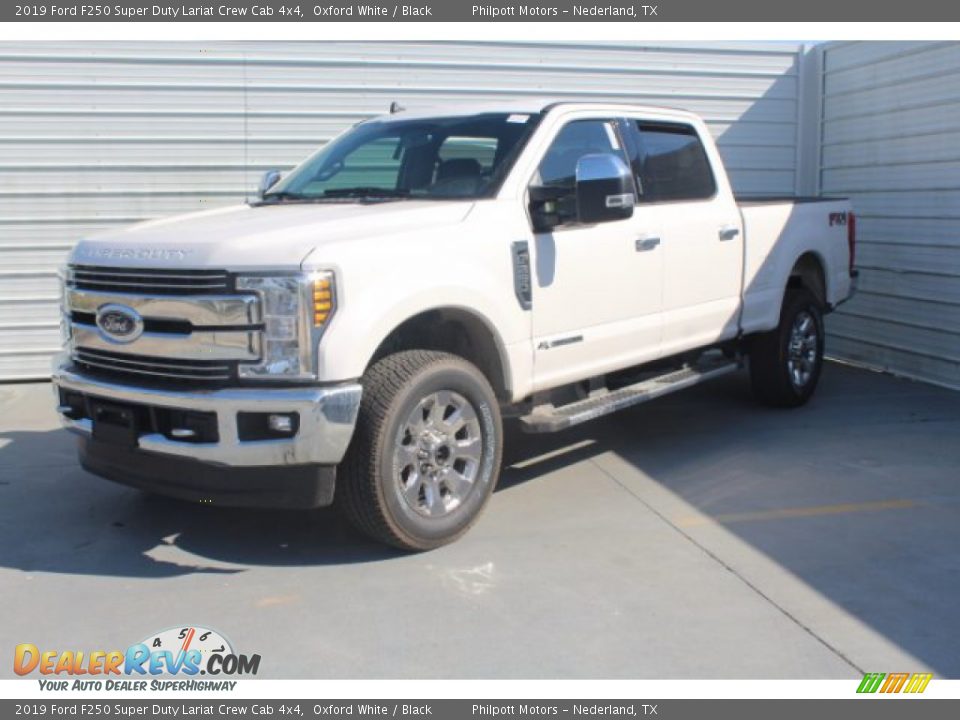 2019 Ford F250 Super Duty Lariat Crew Cab 4x4 Oxford White / Black Photo #4