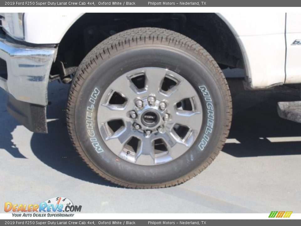 2019 Ford F250 Super Duty Lariat Crew Cab 4x4 Oxford White / Black Photo #5