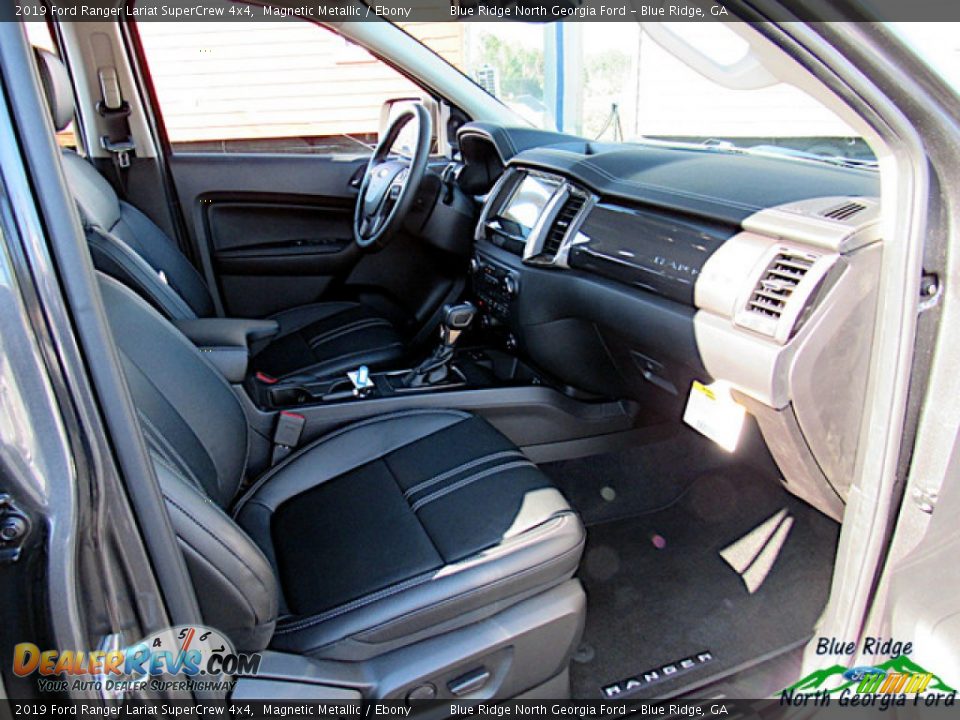 2019 Ford Ranger Lariat SuperCrew 4x4 Magnetic Metallic / Ebony Photo #27