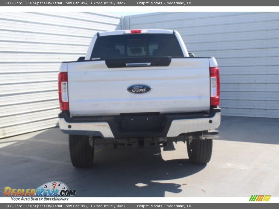2019 Ford F250 Super Duty Lariat Crew Cab 4x4 Oxford White / Black Photo #7