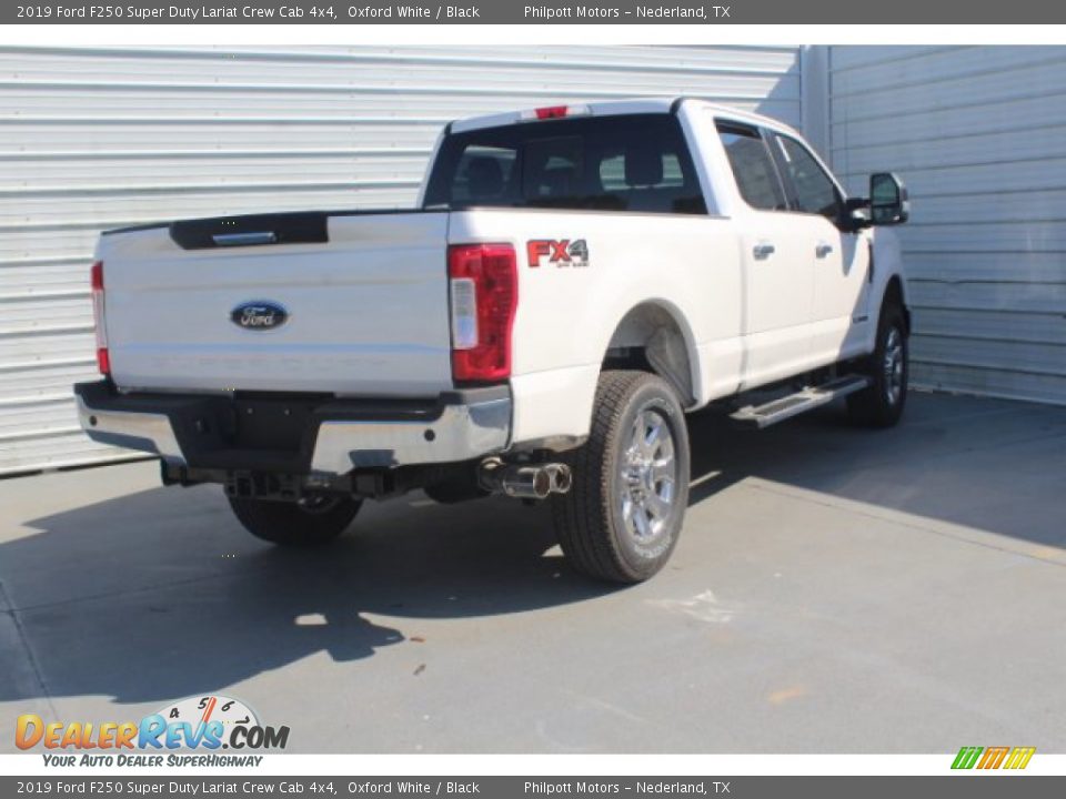 2019 Ford F250 Super Duty Lariat Crew Cab 4x4 Oxford White / Black Photo #8