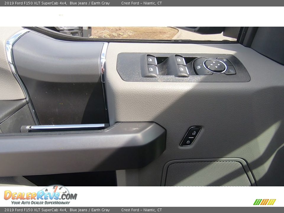 2019 Ford F150 XLT SuperCab 4x4 Blue Jeans / Earth Gray Photo #12