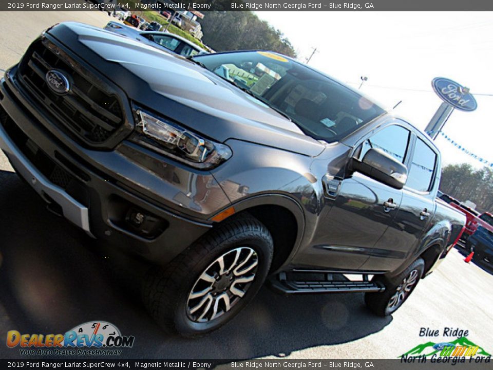 2019 Ford Ranger Lariat SuperCrew 4x4 Magnetic Metallic / Ebony Photo #29