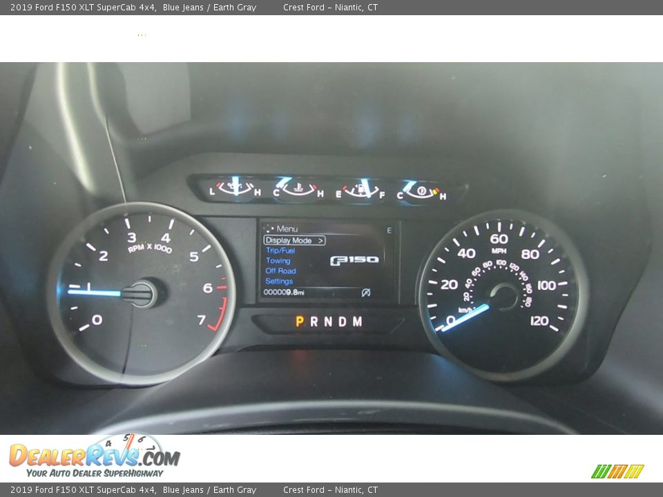2019 Ford F150 XLT SuperCab 4x4 Blue Jeans / Earth Gray Photo #13