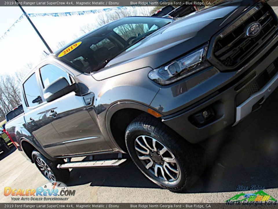2019 Ford Ranger Lariat SuperCrew 4x4 Magnetic Metallic / Ebony Photo #30