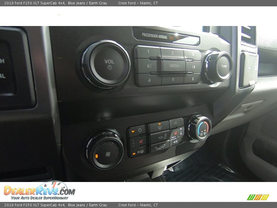 2019 Ford F150 XLT SuperCab 4x4 Blue Jeans / Earth Gray Photo #15