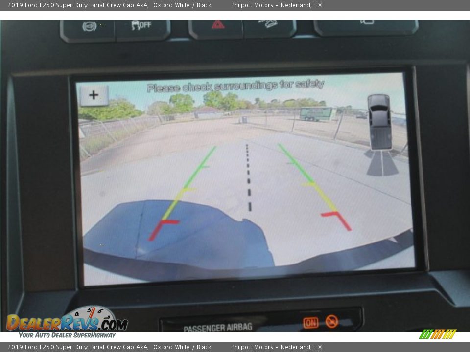 2019 Ford F250 Super Duty Lariat Crew Cab 4x4 Oxford White / Black Photo #14