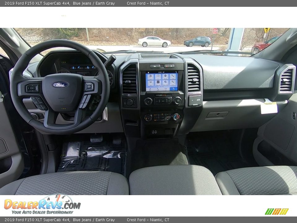 2019 Ford F150 XLT SuperCab 4x4 Blue Jeans / Earth Gray Photo #18