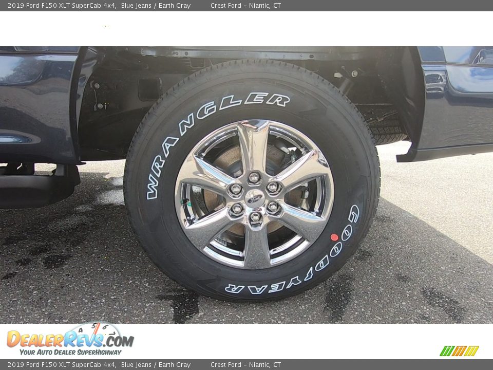 2019 Ford F150 XLT SuperCab 4x4 Blue Jeans / Earth Gray Photo #19
