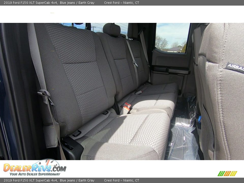 2019 Ford F150 XLT SuperCab 4x4 Blue Jeans / Earth Gray Photo #22