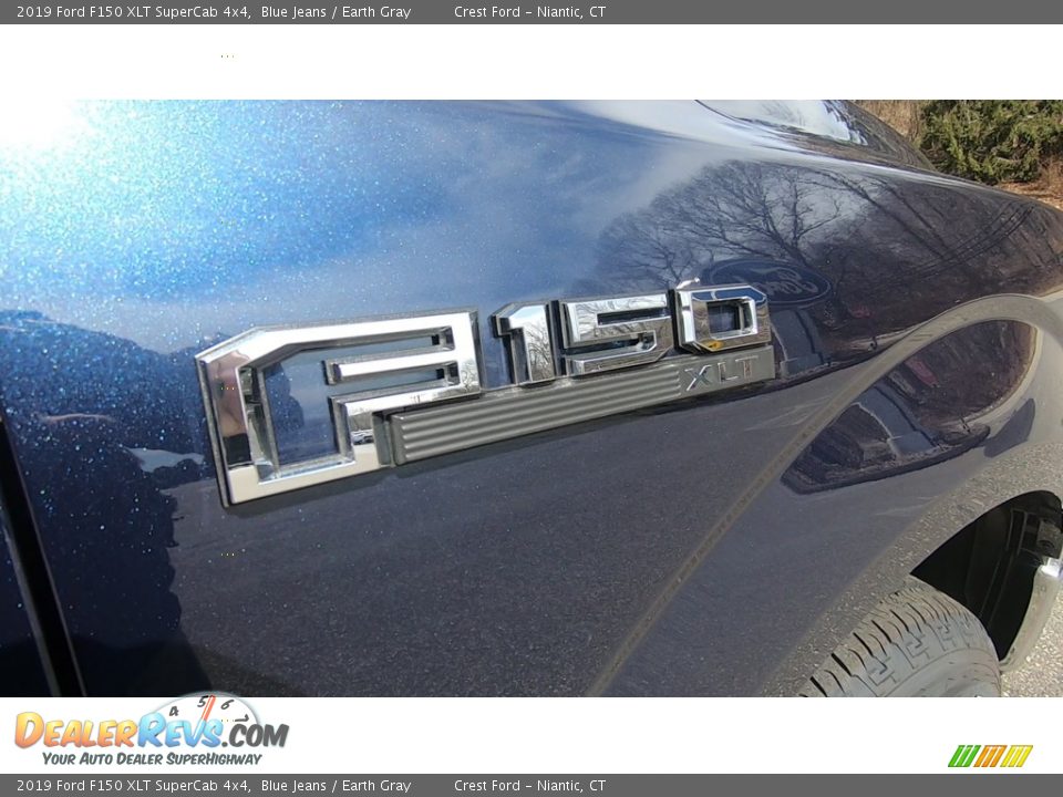 2019 Ford F150 XLT SuperCab 4x4 Blue Jeans / Earth Gray Photo #25