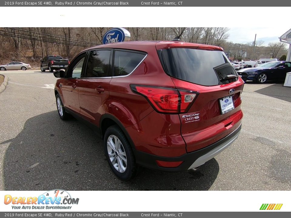 2019 Ford Escape SE 4WD Ruby Red / Chromite Gray/Charcoal Black Photo #5