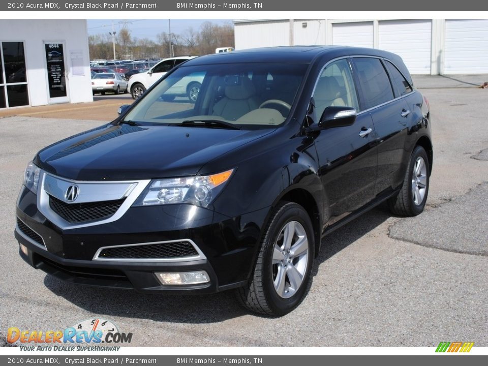 2010 Acura MDX Crystal Black Pearl / Parchment Photo #1